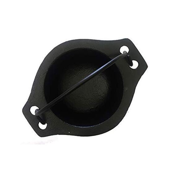 NEW Cast Iron CAULDRON + Handle Incense Burning Smudging Pot Candle Holder NWII - Picture 4 of 5